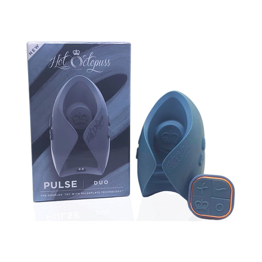 Hot Octopuss PULSE DUO Rechargeable Remote Control Vibrating Stroker – Blue