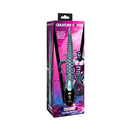 Creature Cocks Tentavibe Silicone Vibrator – Iridescent Teal