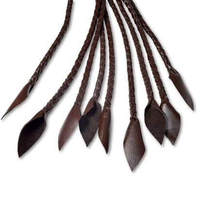 Prowler RED Leather Flogger – Brown