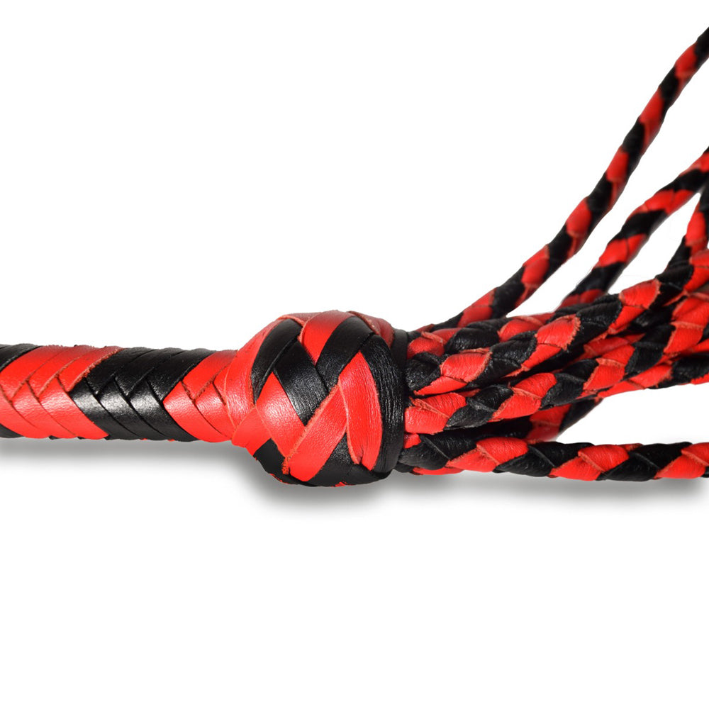 Prowler RED Long Handle Flogger – Black/Red