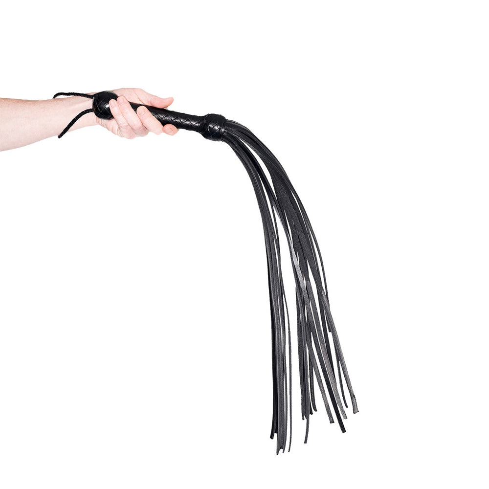 Prowler RED Hard Whip 34 in. – Black Leather Whip