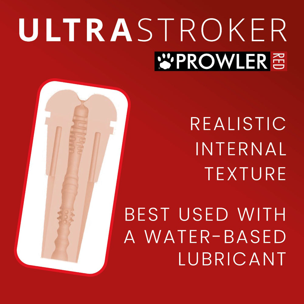 Prowler RED Manhole Ultra Stroker – Vanilla/Ivory/Beige