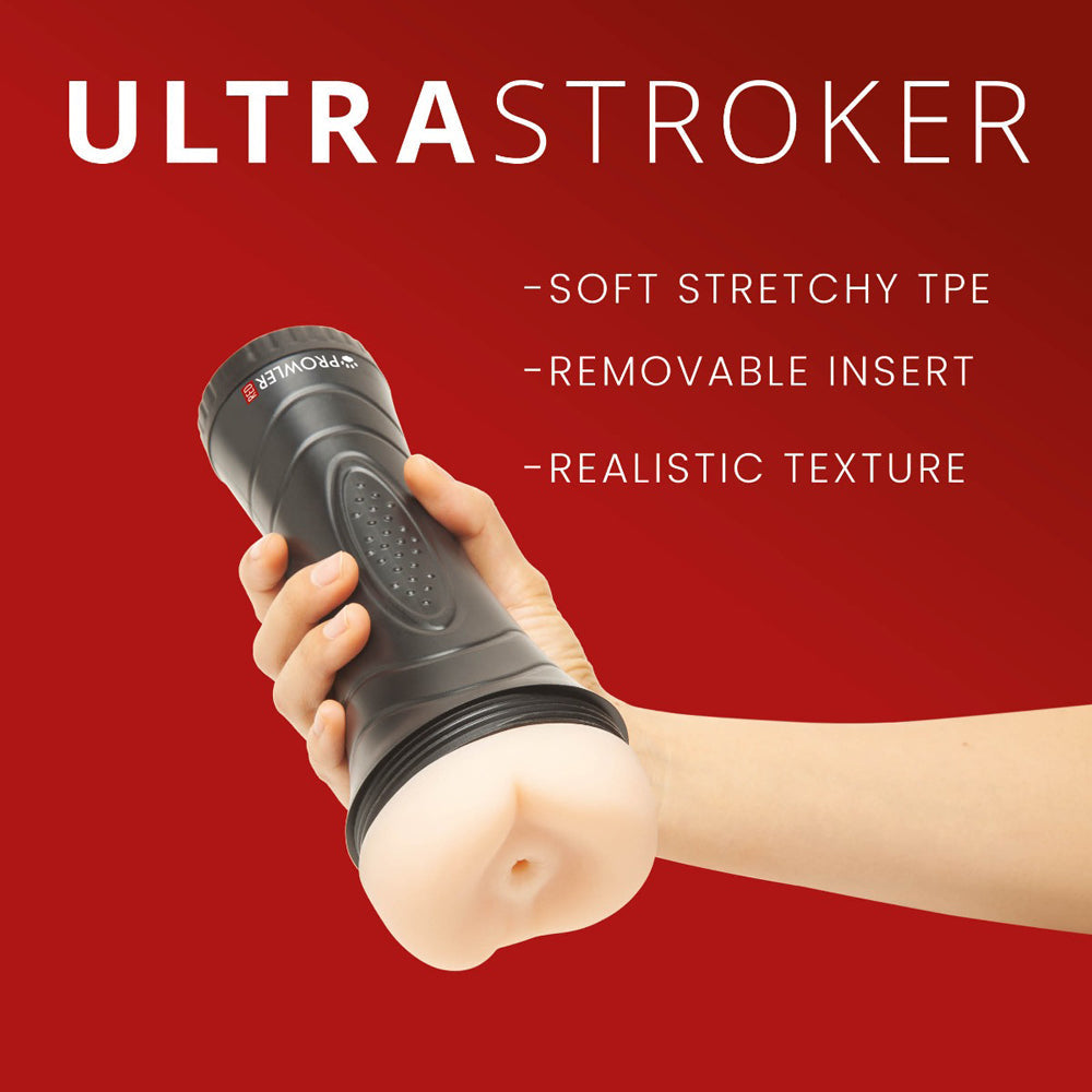 Prowler RED Manhole Ultra Stroker – Vanilla/Ivory/Beige