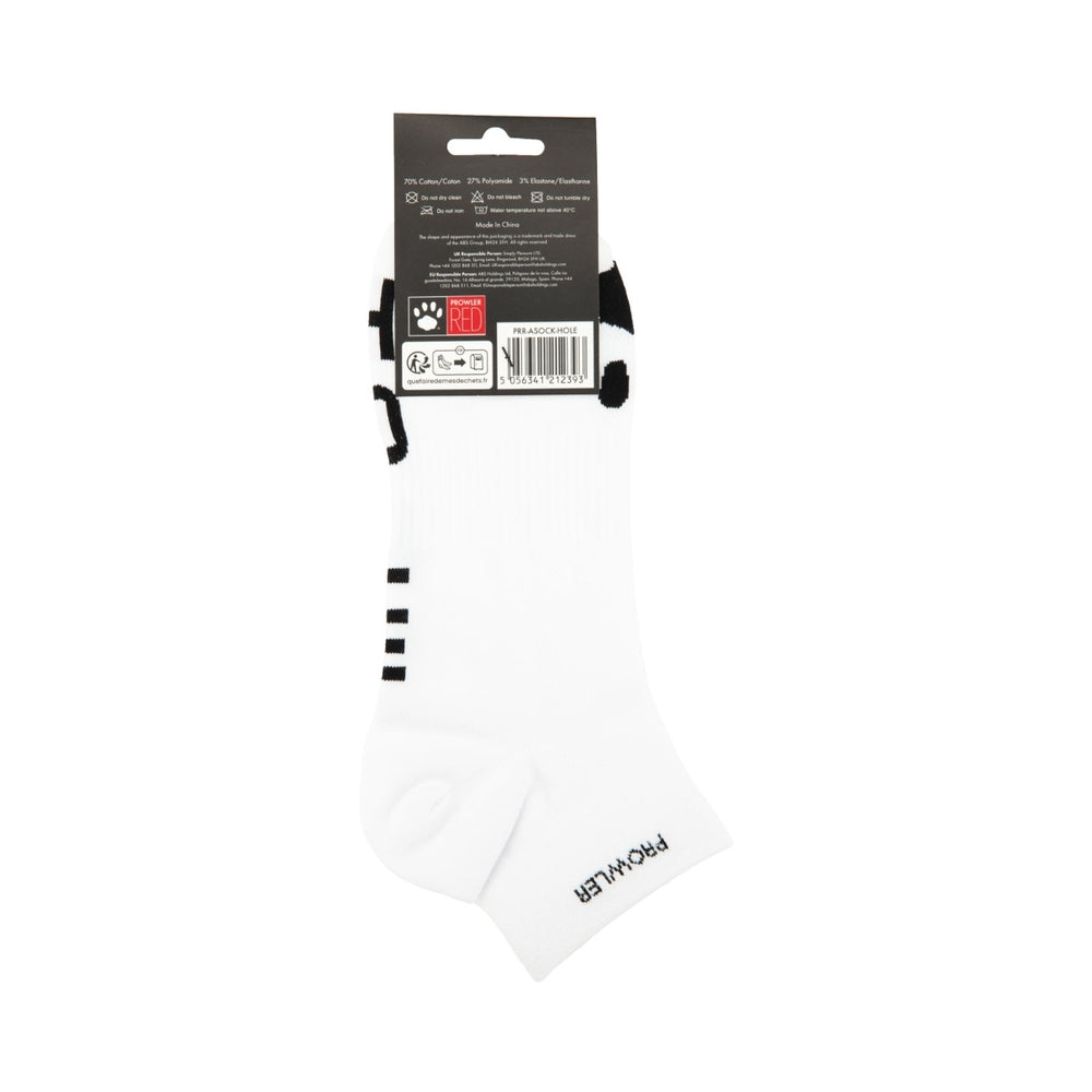 Prowler RED Ankle Sock - Cotton, White, One Size