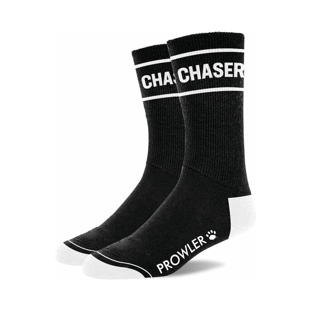 Prowler RED Chaser Socks – Black Cotton, One Size