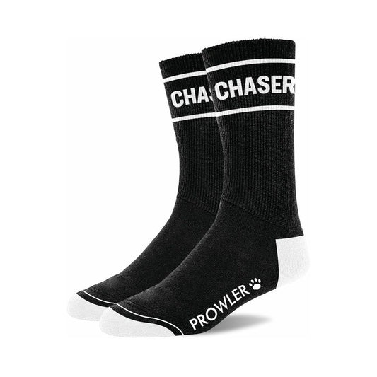 Prowler RED Chaser Socks – Black Cotton, One Size