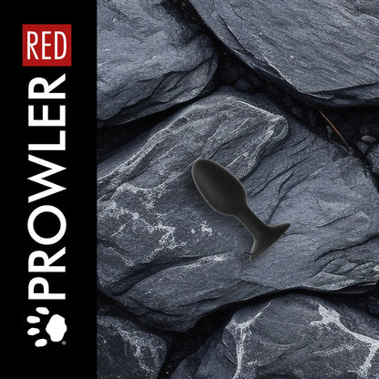 Prowler RED Weighted Butt Plug – Black – Small