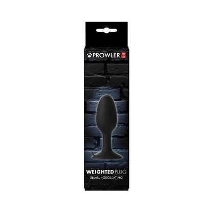 Prowler RED Weighted Butt Plug – Black – Small