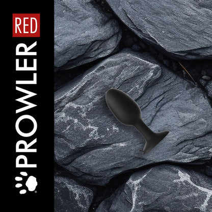 Prowler RED Weighted Butt Plug – Medium – Black