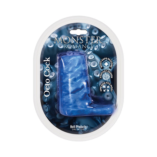 Monster Romance Octo Cock Penis Sleeve with Ball Strap – Blue