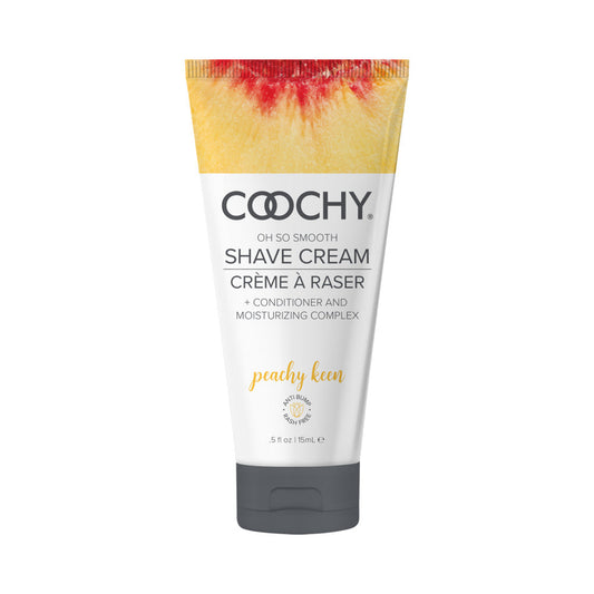 Coochy Shave Cream Peachy Keen 0.5 oz – Shaving Cream for Sensitive Skin
