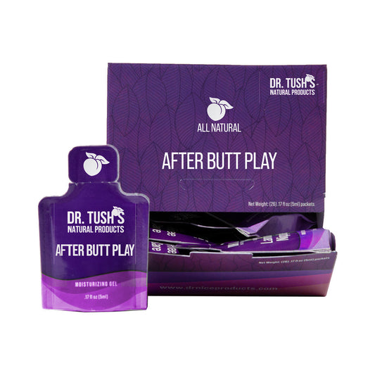 Dr. Tush's After Butt Play Gel – Cooling Aftercare for Anal Play – 25 Sachets