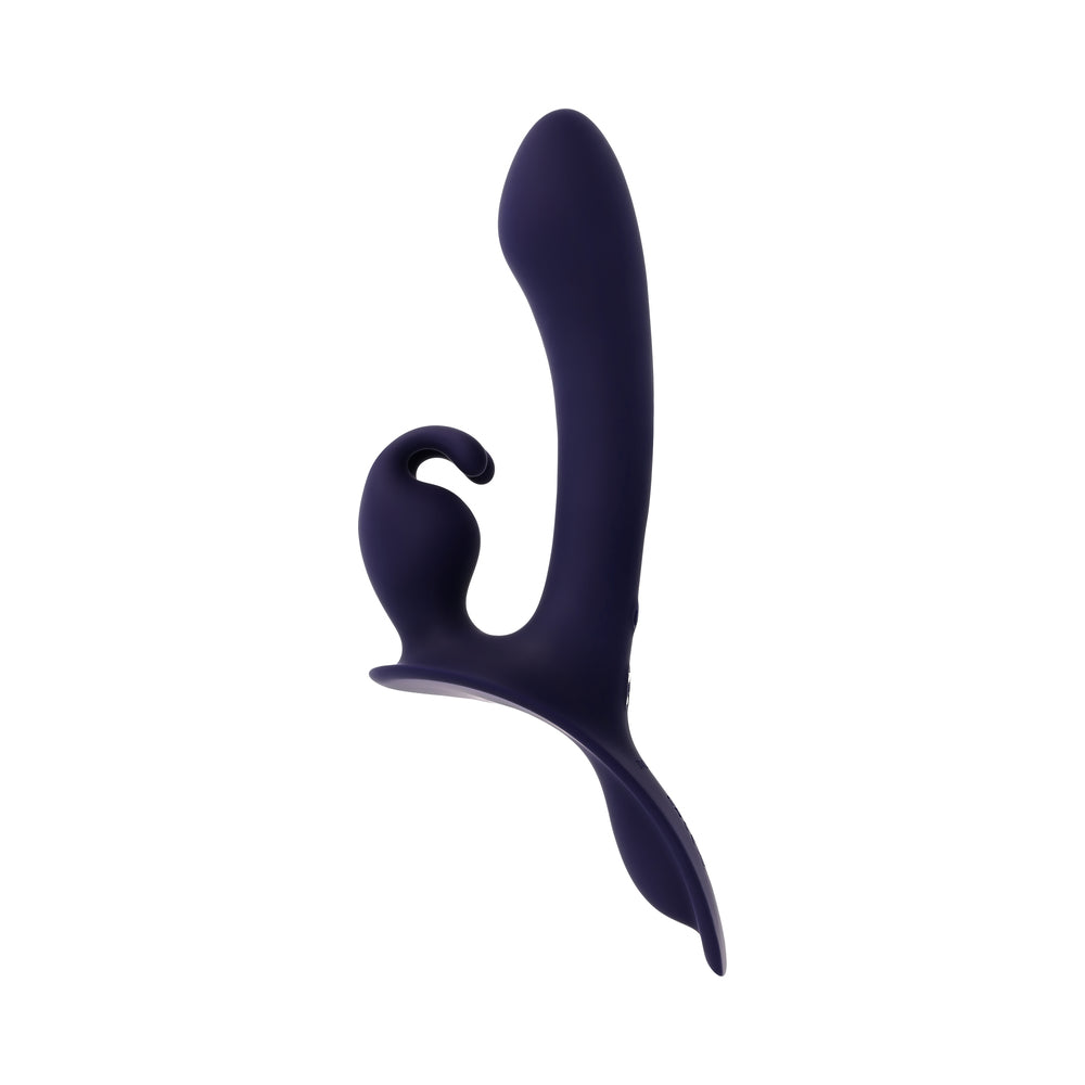 Evolved Giving Vibes Purple Strap-On Triple-Motor Vibrator