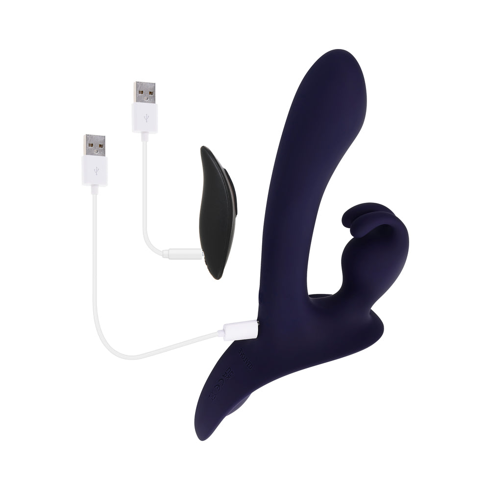 Evolved Giving Vibes Purple Strap-On Triple-Motor Vibrator