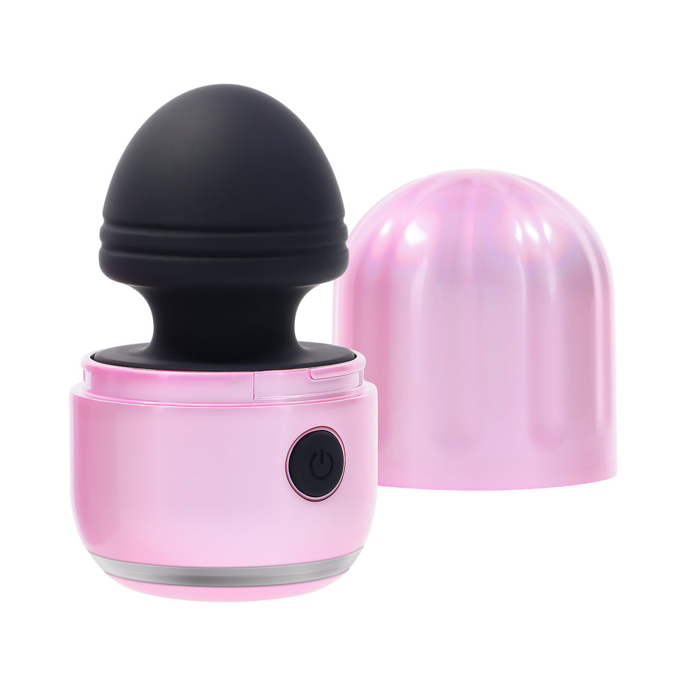 Evolved Vacation Vibes Vibrating Wand – Pink/Black – Multi-Speed
