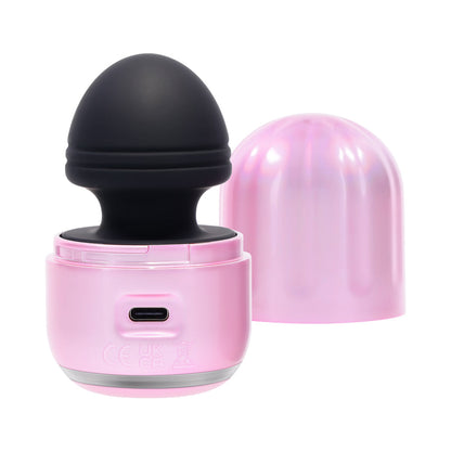 Evolved Vacation Vibes Vibrating Wand – Pink/Black – Multi-Speed