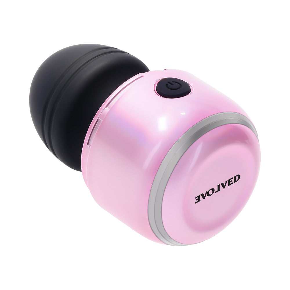 Evolved Vacation Vibes Vibrating Wand – Pink/Black – Multi-Speed