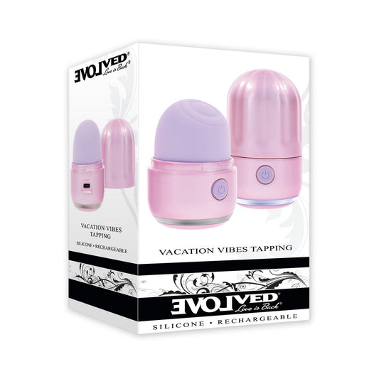 Evolved Vacation Vibes Tapping Toy – Pink/Purple – Waterproof