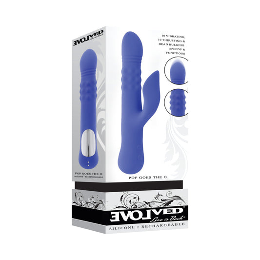 Evolved Pop Goes The O Dual Vibe with Thrusting and Vibrating Functions – Blue