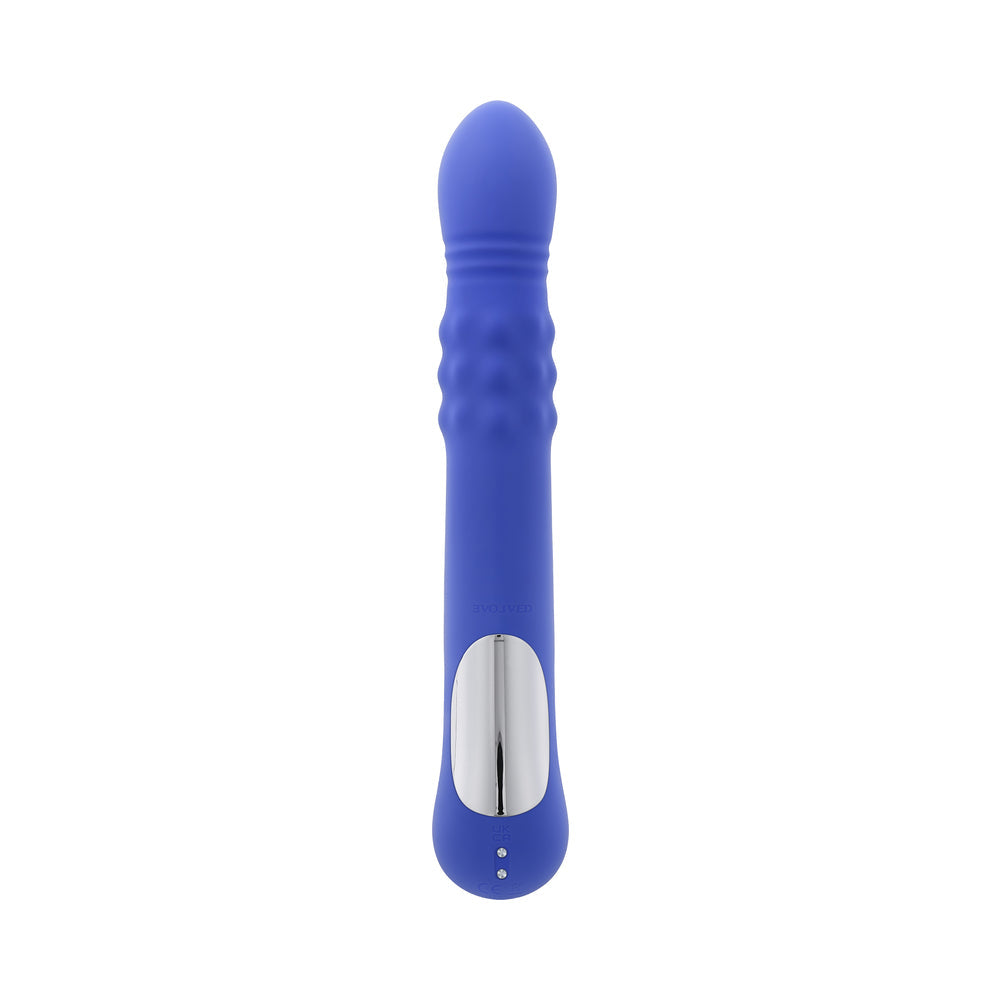 Evolved Pop Goes The O Dual Vibe with Thrusting and Vibrating Functions – Blue