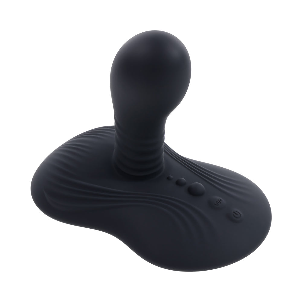 Playboy Sittin' & Spinnin' 2 AM Vibrating Toy – Black