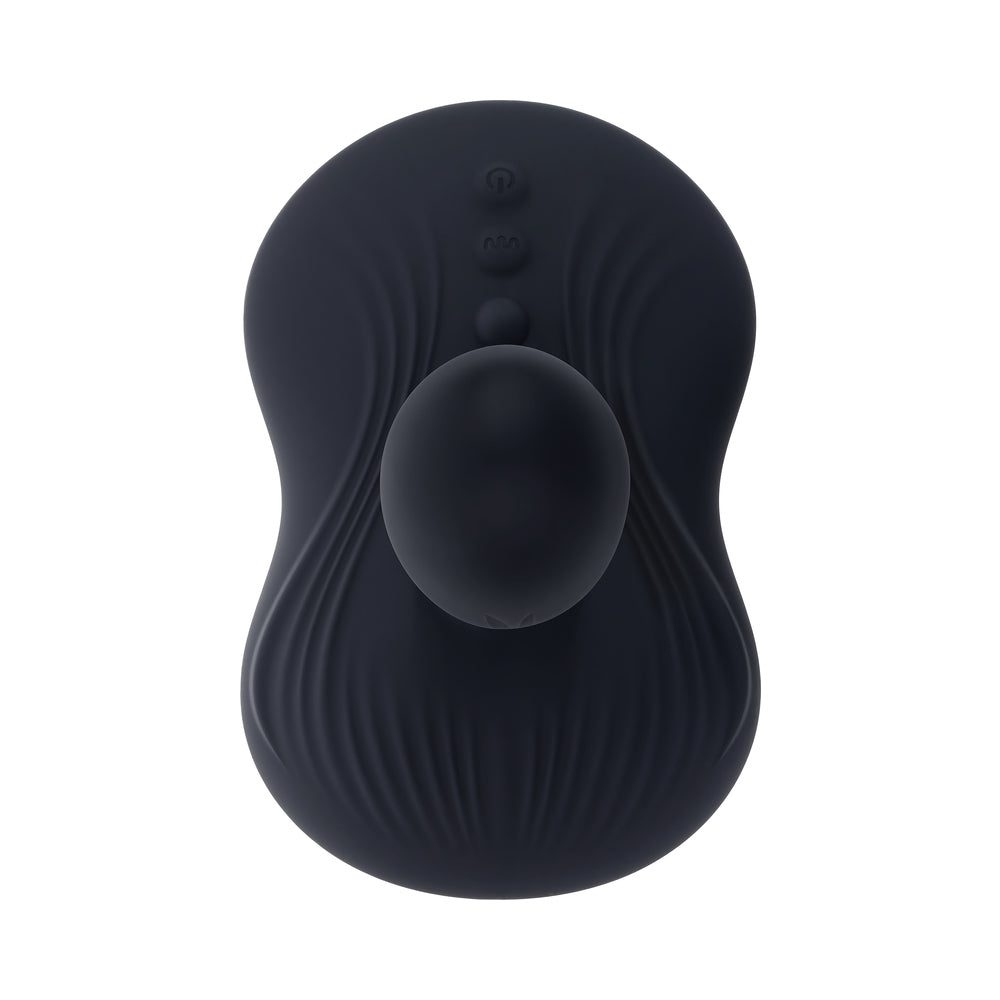 Playboy Sittin' & Spinnin' 2 AM Vibrating Toy – Black