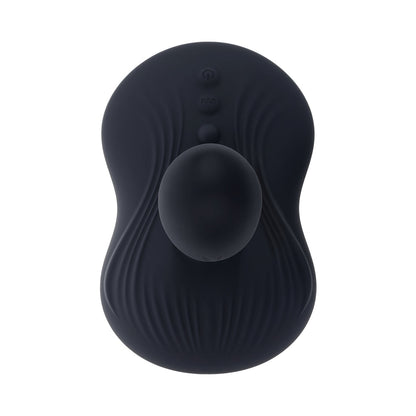 Playboy Sittin' & Spinnin' 2 AM Vibrating Toy – Black