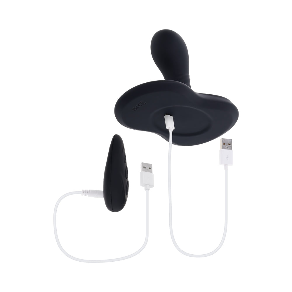 Playboy Sittin' & Spinnin' 2 AM Vibrating Toy – Black