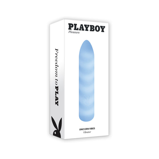 Playboy Unicorn Vibes Sky Vibrating Bullet – Blue