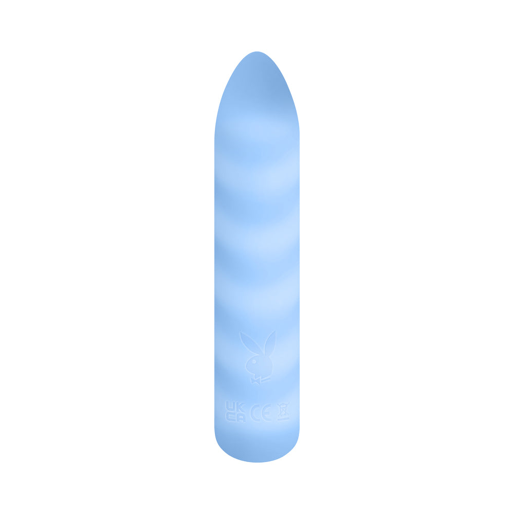 Playboy Unicorn Vibes Sky Vibrating Bullet – Blue