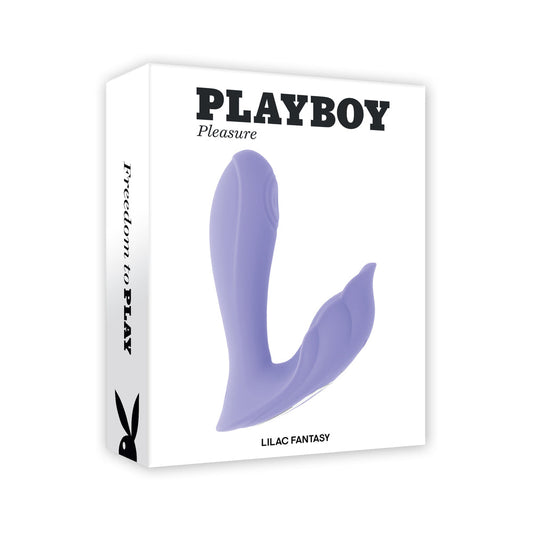 Playboy Lilac Fantasy Dual Vibrator – Light Purple