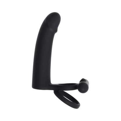 Gender X Full Swing Black Vibrating Ring with Remote Control