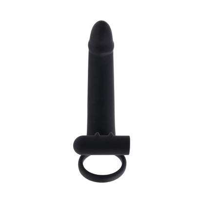 Gender X Full Swing Black Vibrating Ring with Remote Control