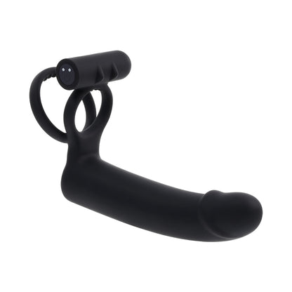 Gender X Full Swing Black Vibrating Ring with Remote Control