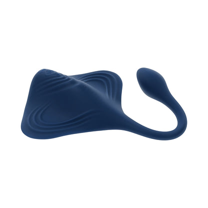 Gender X Daily Grind Vibrating Toy – Blue – Stingray Shape