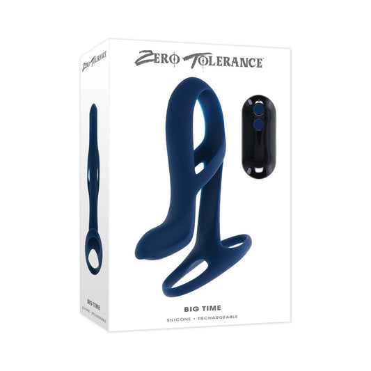 Zero Tolerance Big Time Blue Remote-Controlled Silicone Enlarger