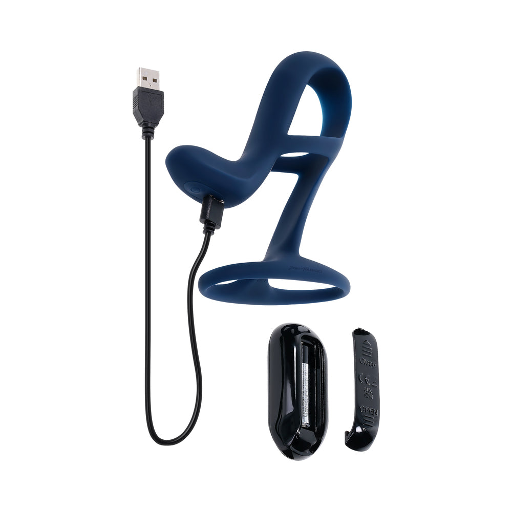 Zero Tolerance Big Time Blue Remote-Controlled Silicone Enlarger