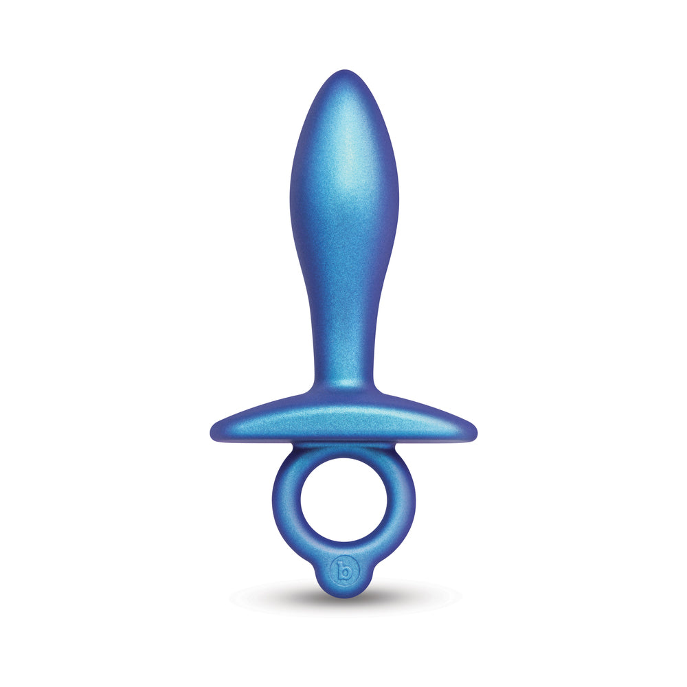 b-Vibe Slide Silicone Butt Plug – Blue – Waterproof