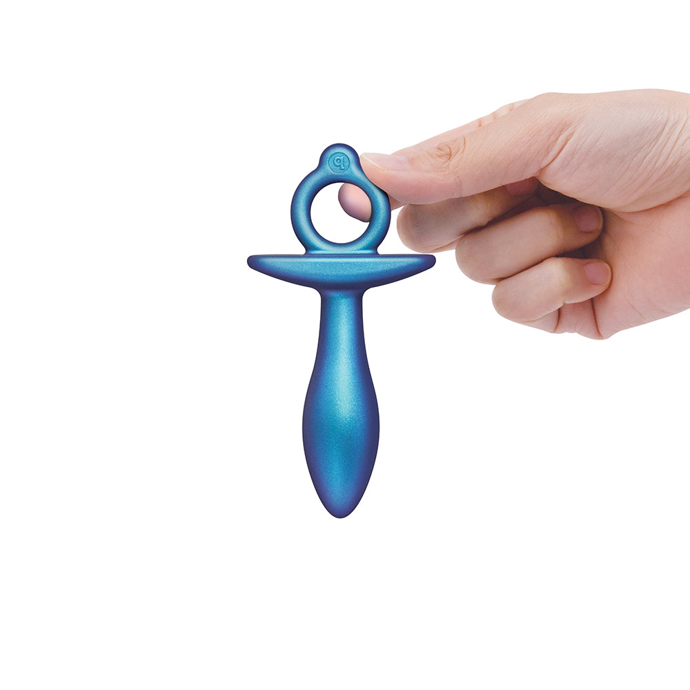 b-Vibe Slide Silicone Butt Plug – Blue – Waterproof