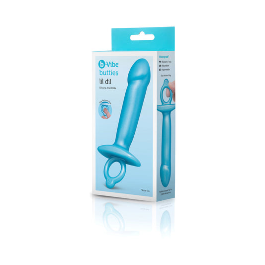 b-Vibe Lil Dil Silicone Anal Dildo – Blue