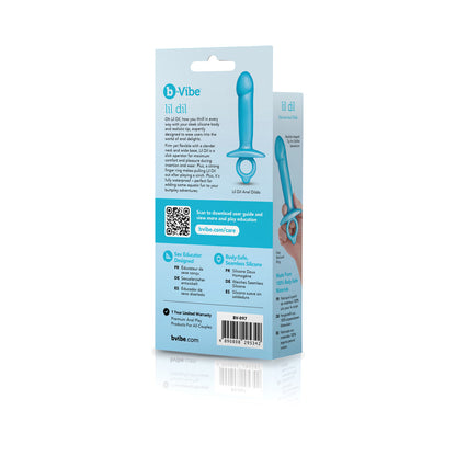 b-Vibe Lil Dil Silicone Anal Dildo – Blue