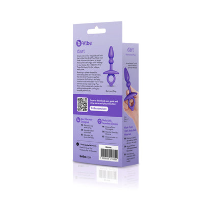 b-Vibe Dart Silicone Anal Plug – Blue – Waterproof