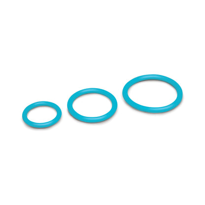 b-Vibe Every Body Strap-On Harness Set with 6 in. Silicone Dildo - Blue