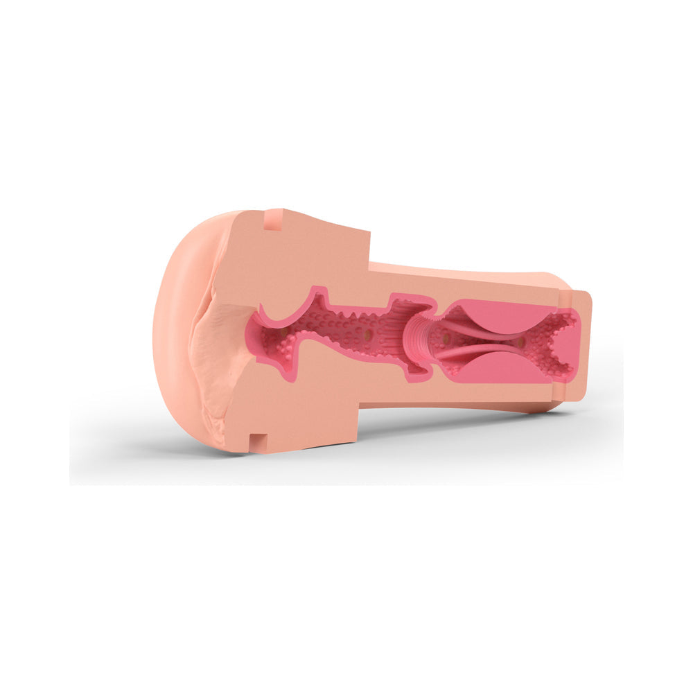 Mystim Opus E-Masturbator Vagina – Vanilla Color