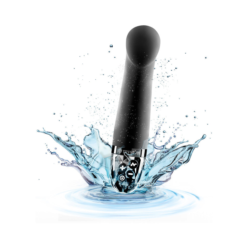 Mystim Right on Ron E-Stim Vibrator – Black