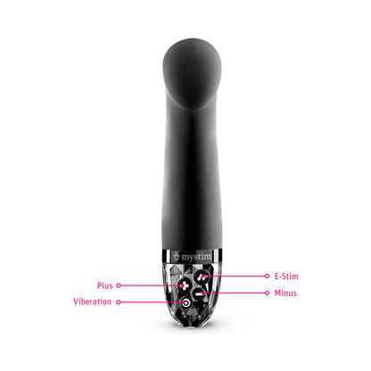 Mystim Right on Ron E-Stim Vibrator – Black