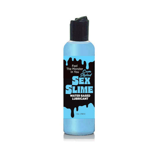 Little Genie Sex Slime Opaque Blue Water-Based Lubricant 4 oz