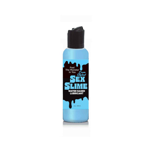 Little Genie Sex Slime Opaque Blue Water-Based Lubricant 2 oz