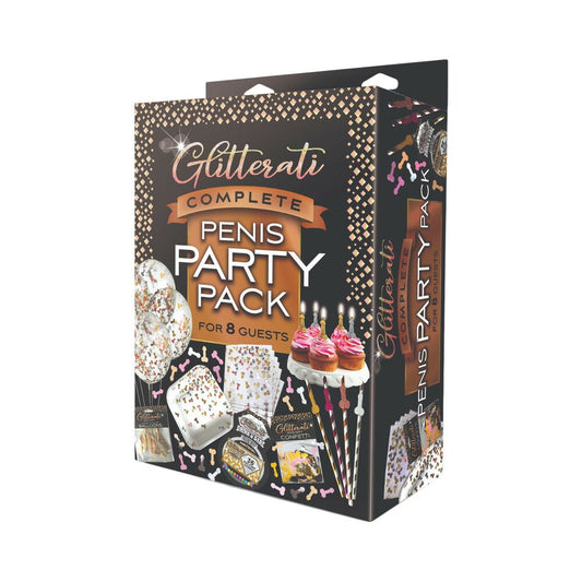 Little Genie Glitterati Party Pack – Penis Theme – Assorted Colors
