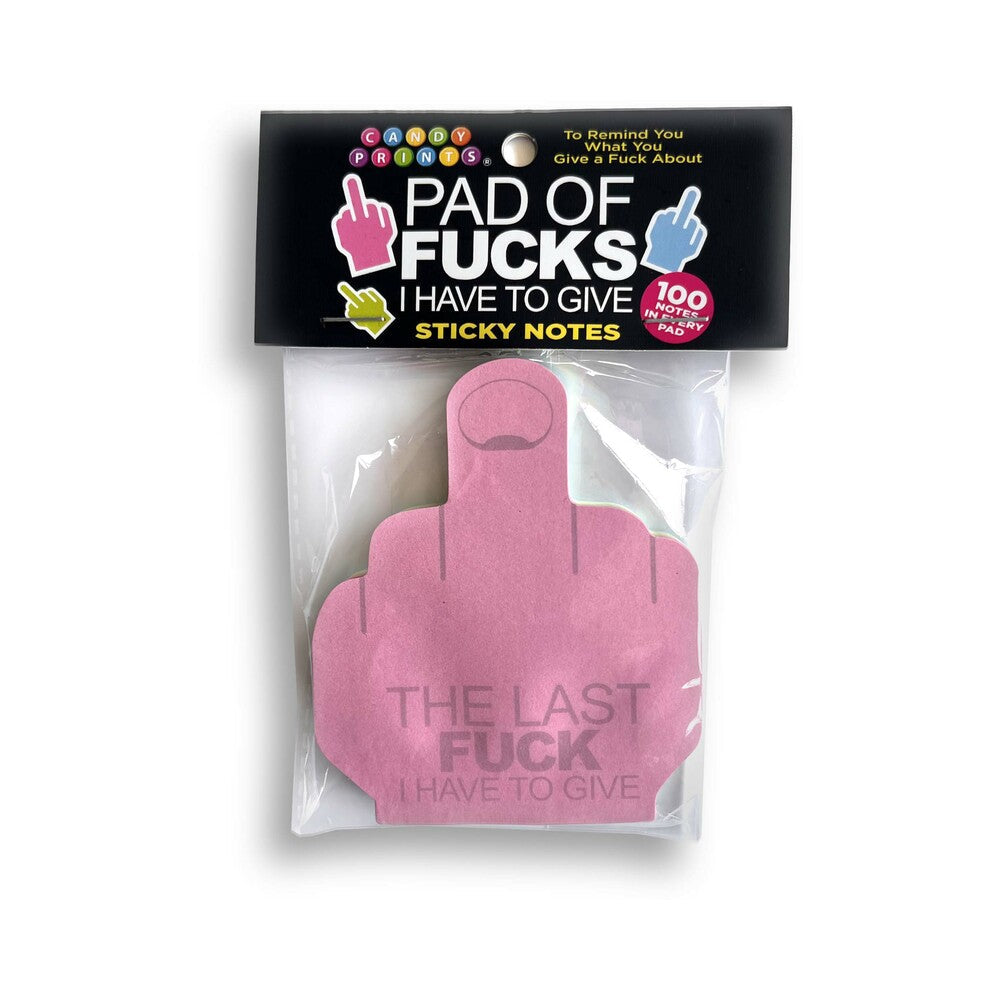Little Genie FU Middle Finger Sticky Notes – Multicolored
